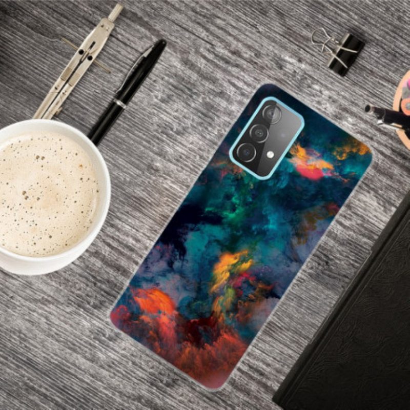 Case Samsung Galaxy A32 5G Värikkäitä Pilviä