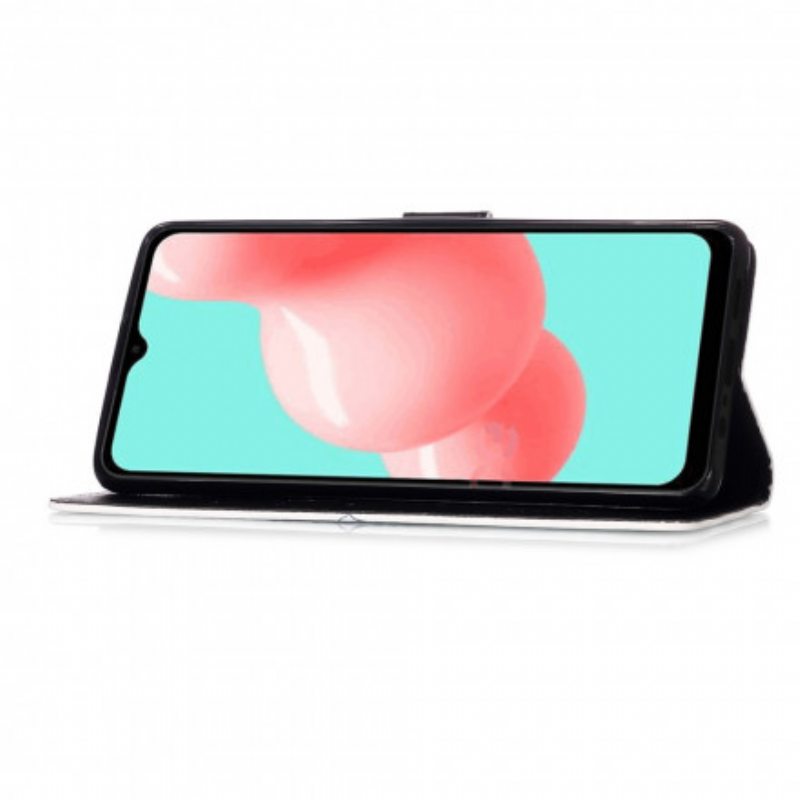 Flip Case Samsung Galaxy A32 5G Kukkainen Kallo