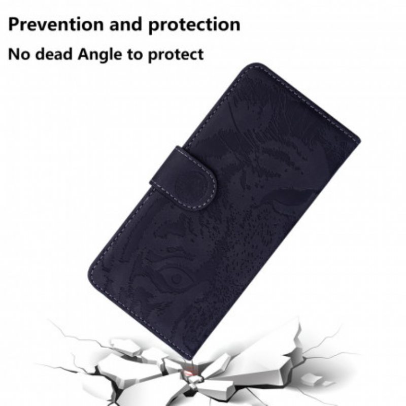 Flip Case Samsung Galaxy A32 5G Tiger-kasvoprintti