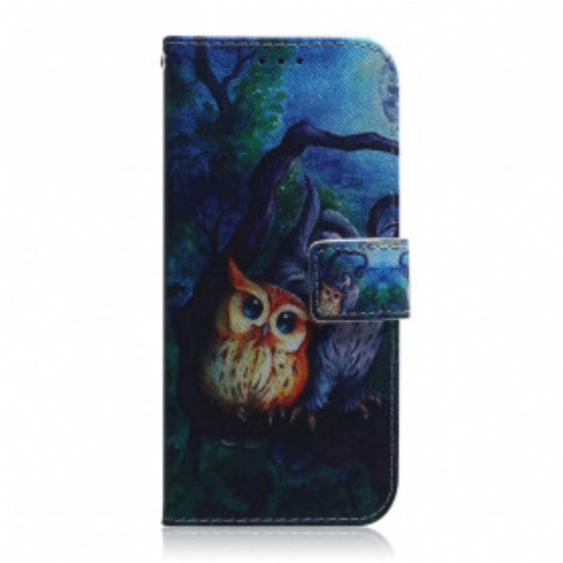 Kotelot Samsung Galaxy A32 5G Pöllöjen Maalaus