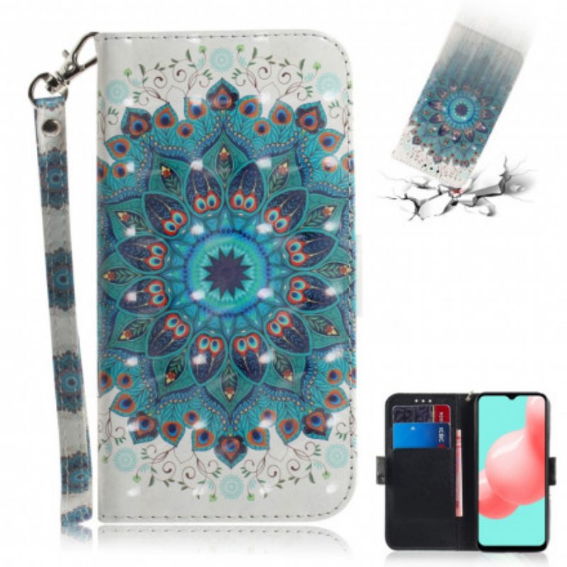 Kotelot Samsung Galaxy A32 5G Suojaketju Kuori Mestarillinen Mandala Hihnalla