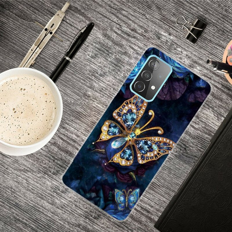Kuori Samsung Galaxy A32 5G Butterfly Luxury