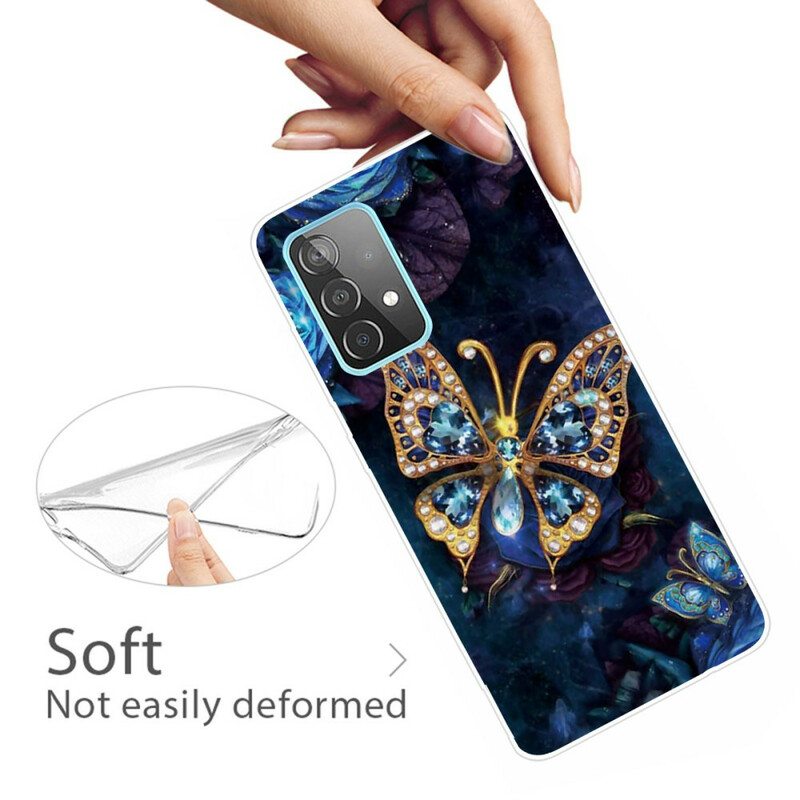 Kuori Samsung Galaxy A32 5G Butterfly Luxury
