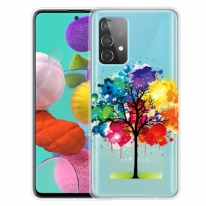 Kuori Samsung Galaxy A32 5G Saumaton Akvarellipuu