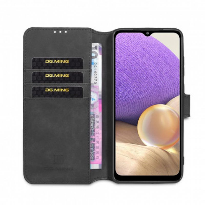 Nahkakotelo Samsung Galaxy A32 5G Dg.ming Retro