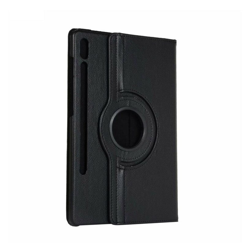 Kuoret Samsung Galaxy Tab S8 / Tab S7 360° Pyörivä Litsi Tekonahka Enkay