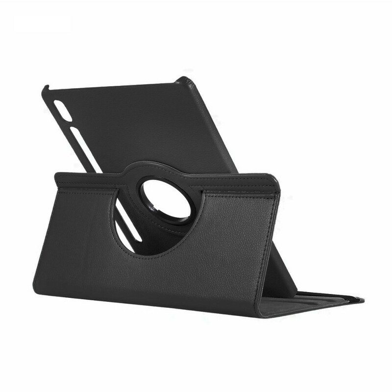 Kuoret Samsung Galaxy Tab S8 / Tab S7 360° Pyörivä Litsi Tekonahka Enkay