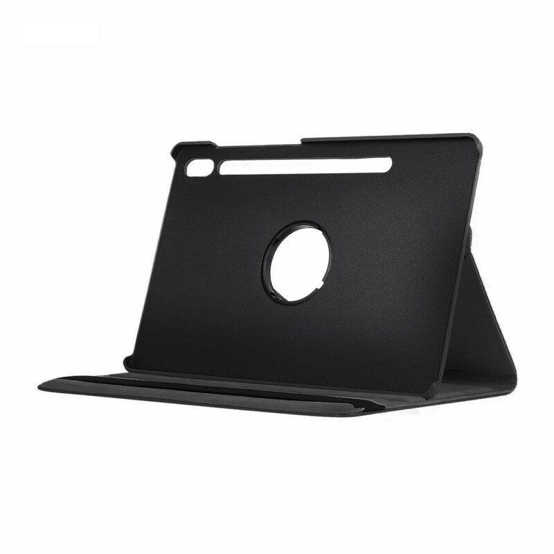 Kuoret Samsung Galaxy Tab S8 / Tab S7 360° Pyörivä Litsi Tekonahka Enkay