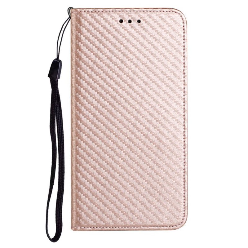 Puhelinkuoret Samsung Galaxy M12 / A12 Suojaketju Kuori Kotelot Flip Hiilikuituhihna