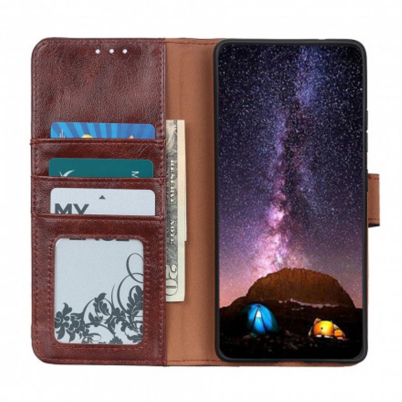 Kotelot Sony Xperia 5 III Patenttinahkaa
