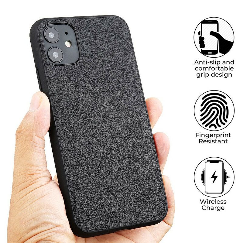 Case iPhone 12 / 12 Pro Aitoa Sobriety-nahkaa