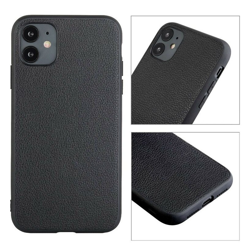 Case iPhone 12 / 12 Pro Aitoa Sobriety-nahkaa
