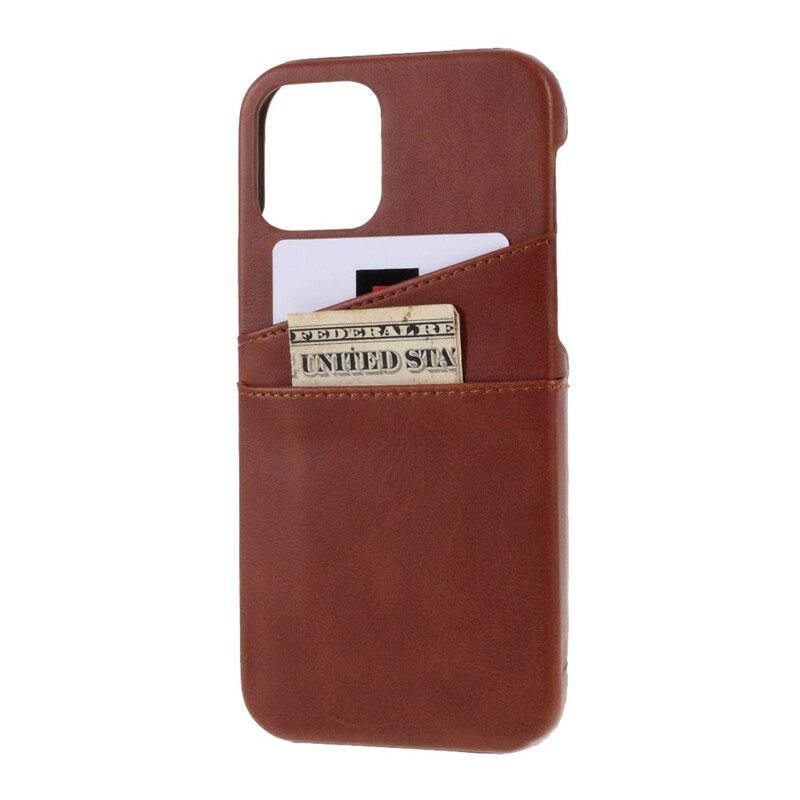 Case iPhone 12 / 12 Pro Kaksinkertainen Korttikotelo