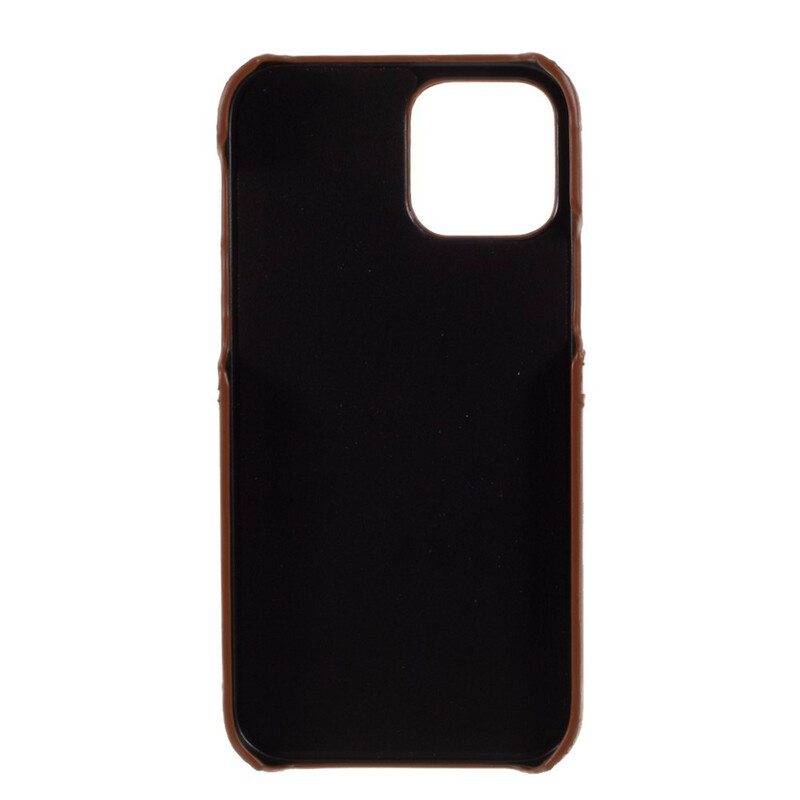 Case iPhone 12 / 12 Pro Kaksinkertainen Korttikotelo