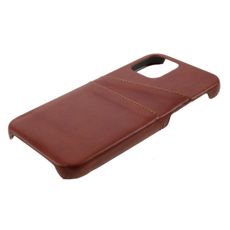 Case iPhone 12 / 12 Pro Kaksinkertainen Korttikotelo