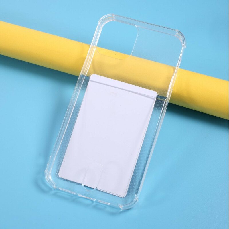 Case iPhone 12 / 12 Pro Läpinäkyvä Korttikotelo
