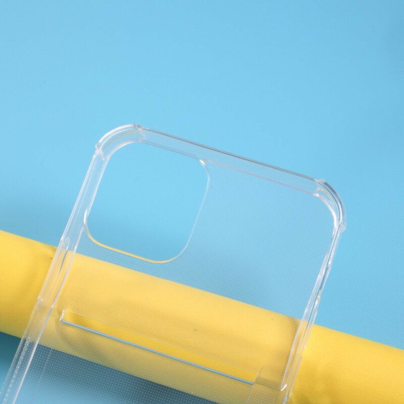 Case iPhone 12 / 12 Pro Läpinäkyvä Korttikotelo