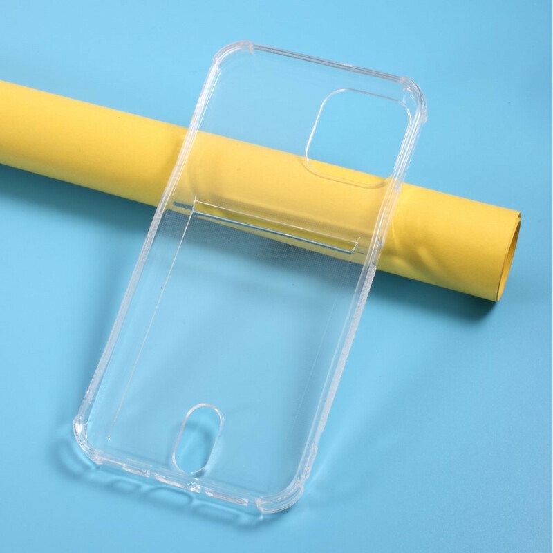 Case iPhone 12 / 12 Pro Läpinäkyvä Korttikotelo