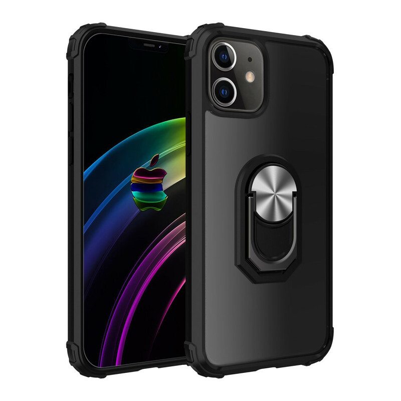 Case iPhone 12 / 12 Pro Premium Ring -hybridi