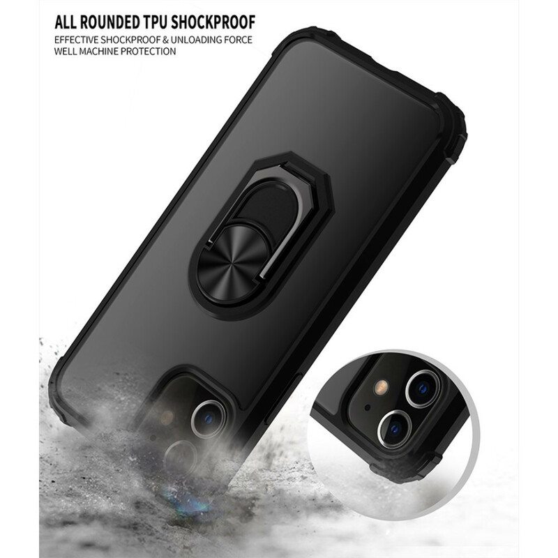 Case iPhone 12 / 12 Pro Premium Ring -hybridi