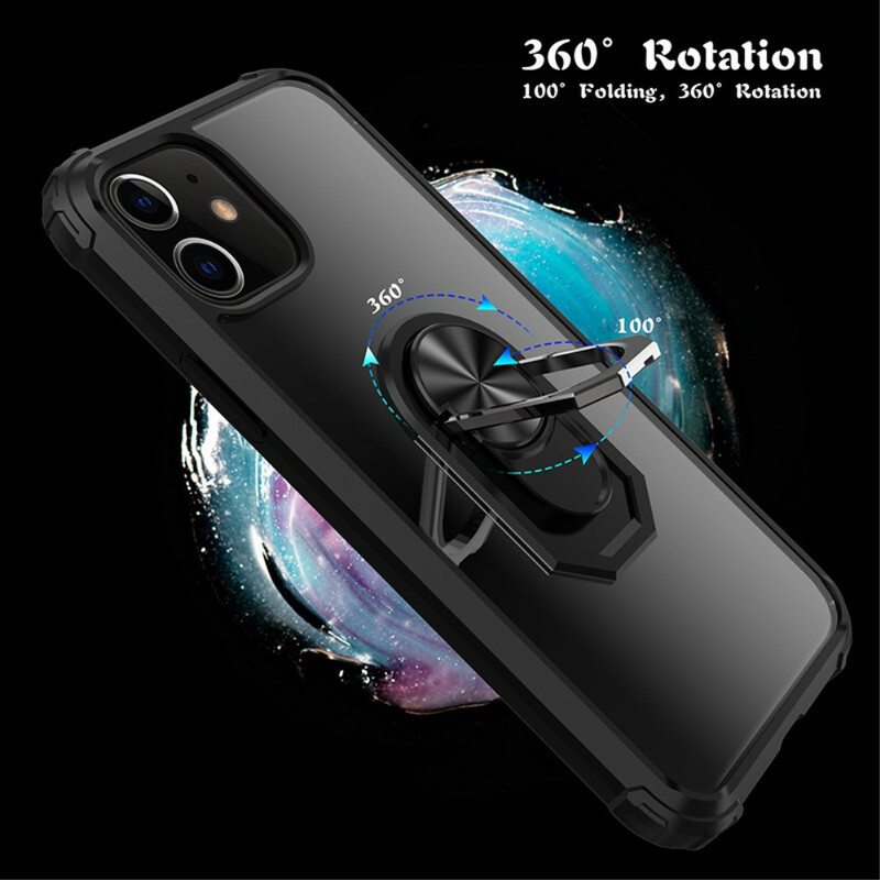 Case iPhone 12 / 12 Pro Premium Ring -hybridi