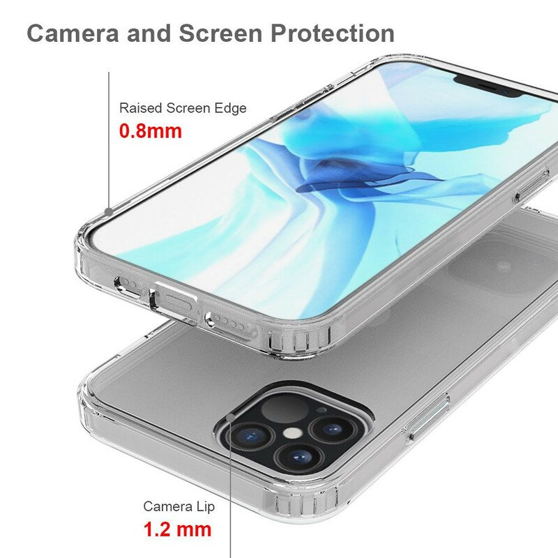 Case iPhone 12 / 12 Pro Saumaton Hybridi
