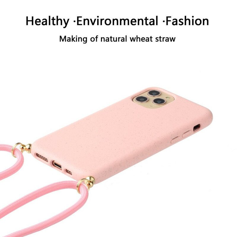 Case iPhone 12 / 12 Pro Silikoni Ja Johto
