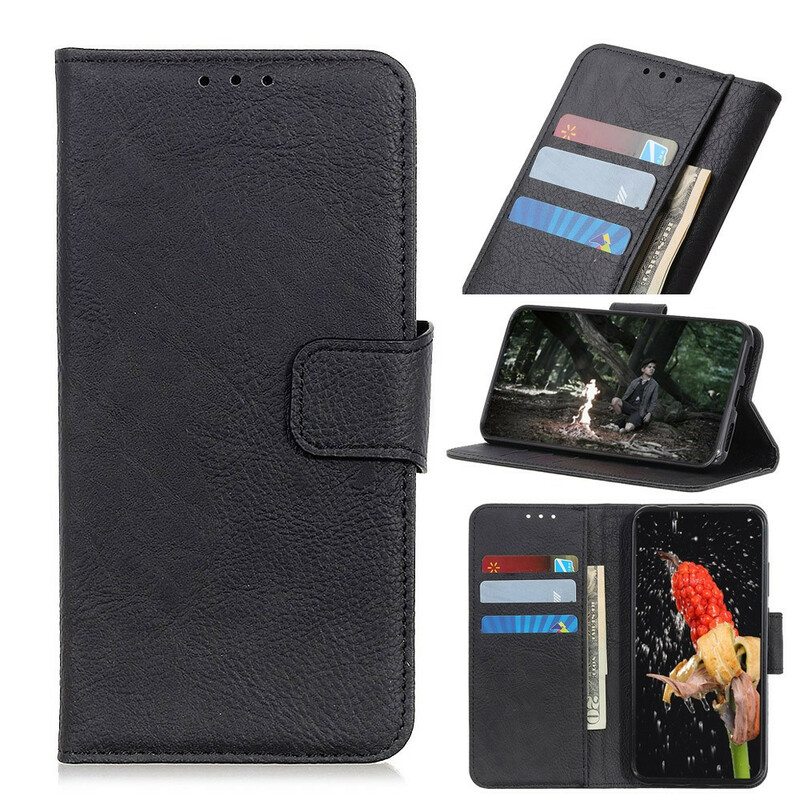 Flip Case iPhone 12 / 12 Pro Litsi Tekstuuri