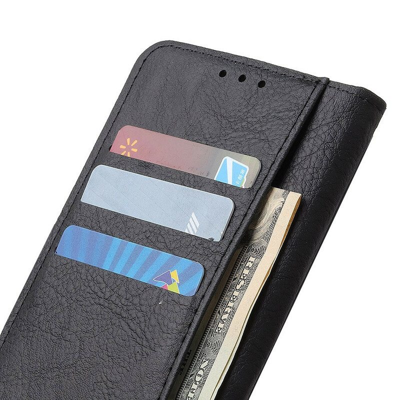 Flip Case iPhone 12 / 12 Pro Litsi Tekstuuri