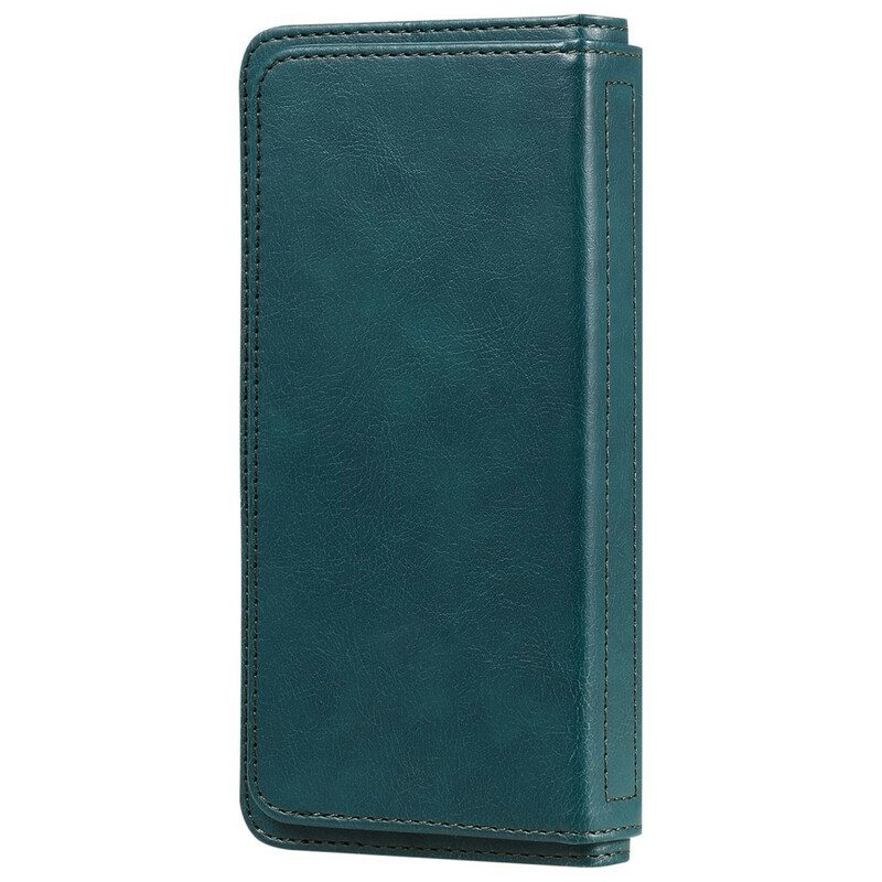 Flip Case iPhone 12 / 12 Pro Monitoiminen 10 Kortin Pidike