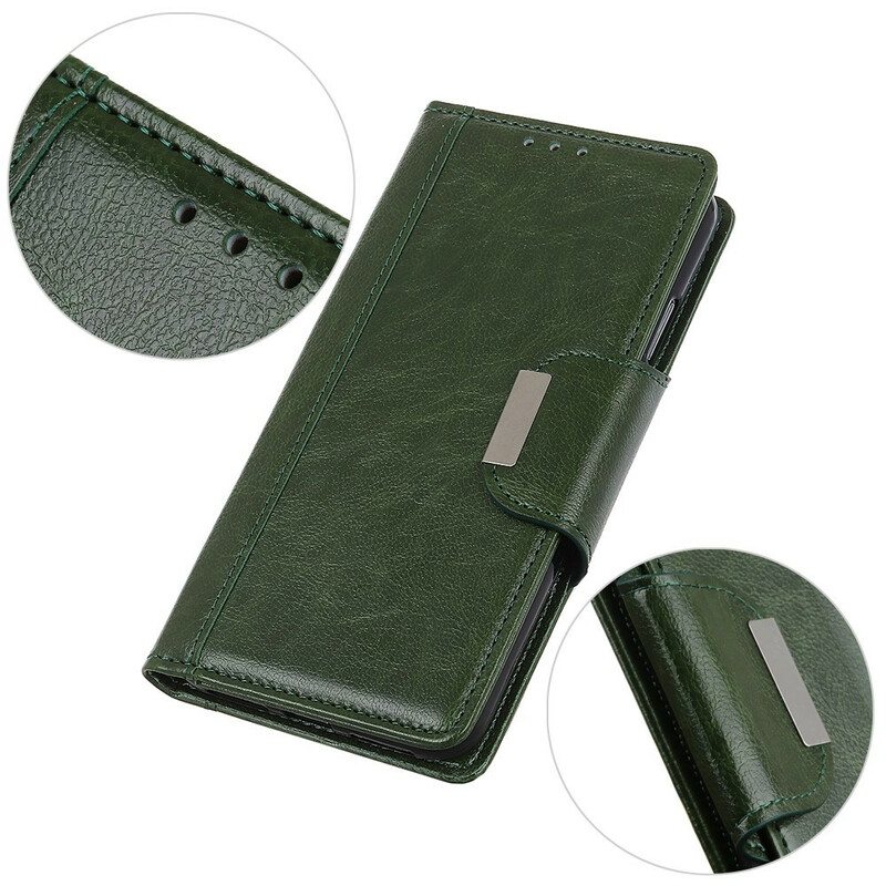 Kotelot iPhone 12 / 12 Pro Keinonahkainen Elegantti Lukko