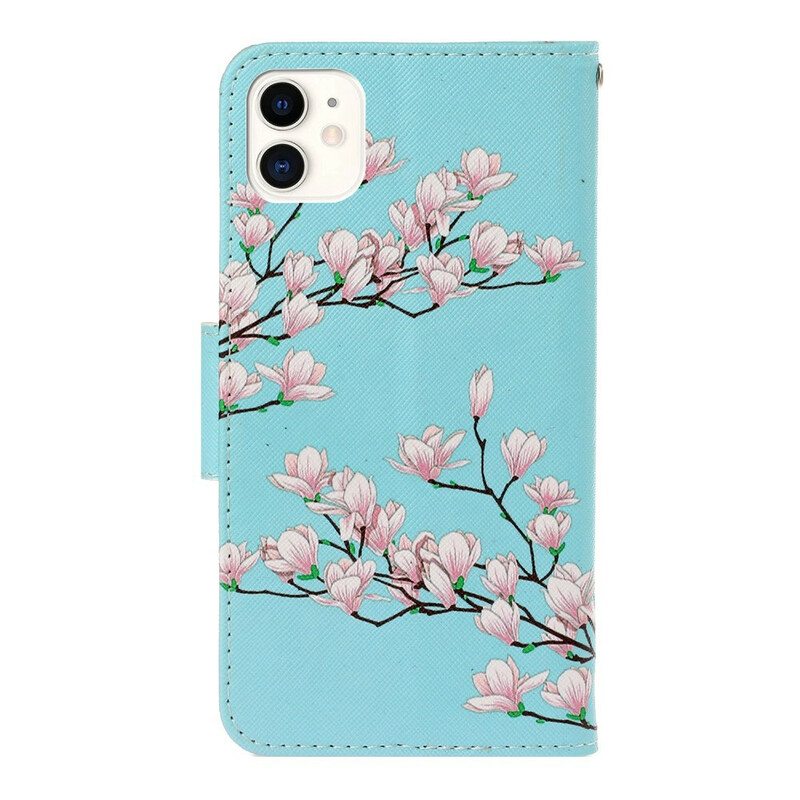 Kotelot iPhone 12 / 12 Pro Suojaketju Kuori Strappy Pensas