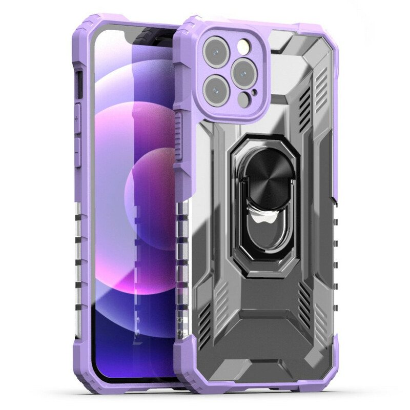 Kuori iPhone 12 / 12 Pro Huurrettu Ring-supportilla