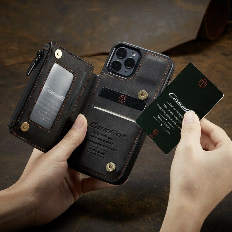 Kuori iPhone 12 / 12 Pro Lompakkokuori Caseme-lompakkotyylinen