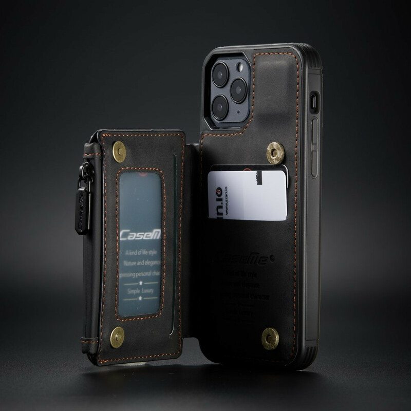Kuori iPhone 12 / 12 Pro Lompakkokuori Caseme-lompakkotyylinen