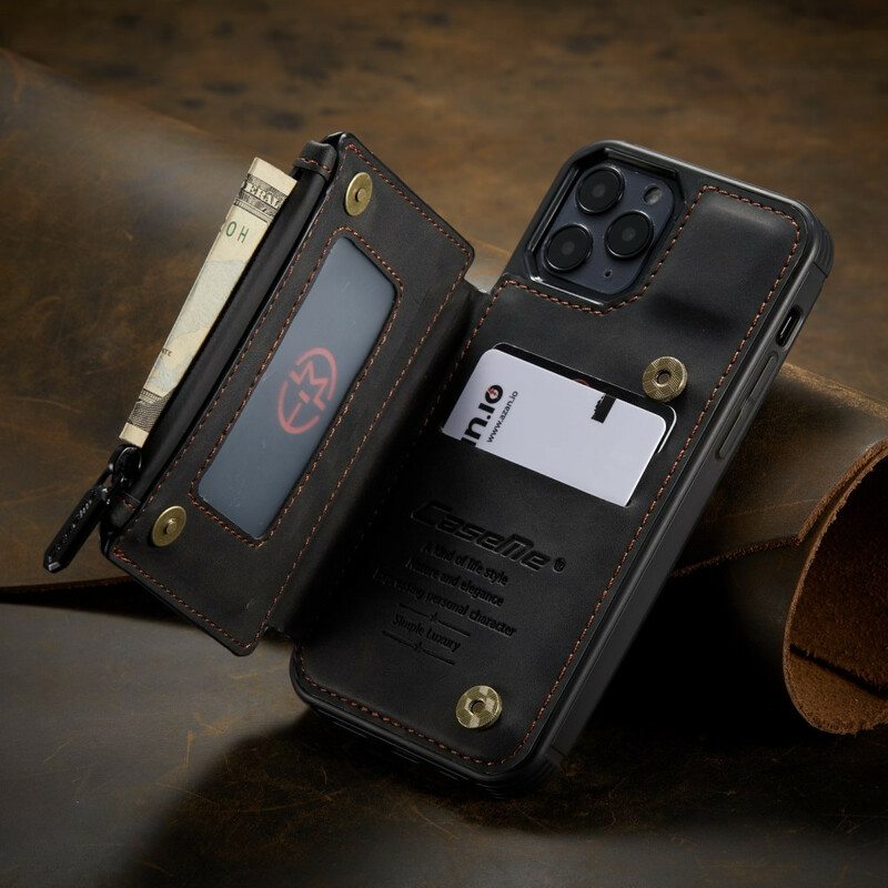 Kuori iPhone 12 / 12 Pro Lompakkokuori Caseme-lompakkotyylinen