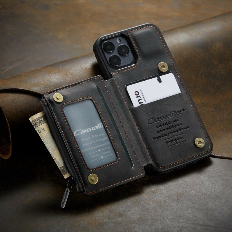 Kuori iPhone 12 / 12 Pro Lompakkokuori Caseme-lompakkotyylinen