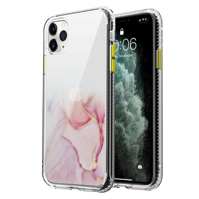 Kuori iPhone 12 / 12 Pro Marble Effect -hybridi