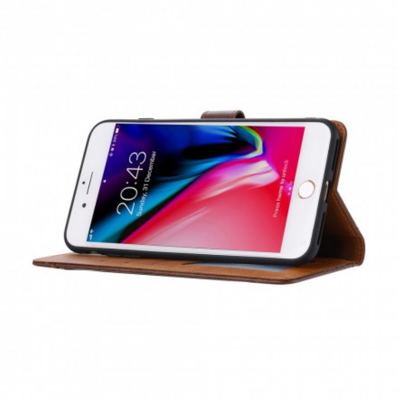 Kotelot iPhone SE 3 / SE 2 / 8 / 7 Edessä Korttipidike Hihnalla