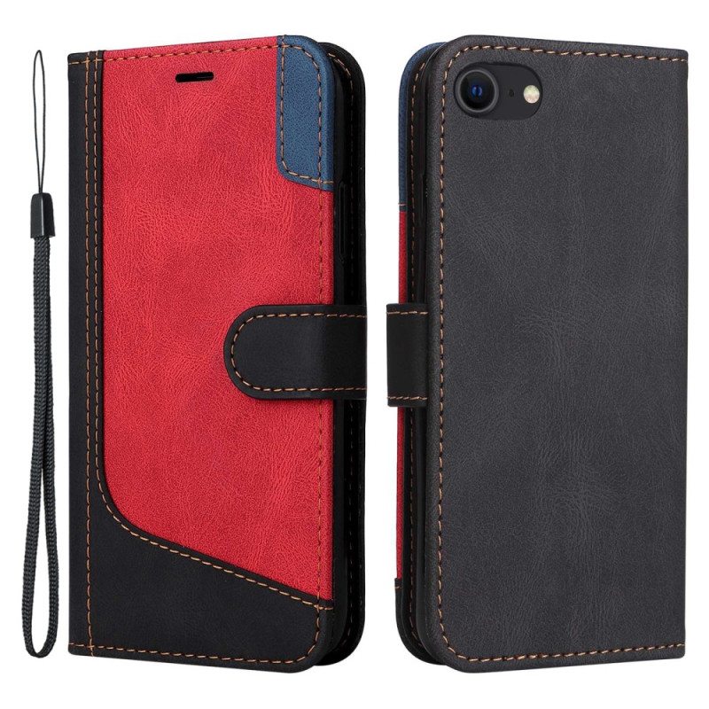 Kotelot iPhone SE 3 / SE 2 / 8 / 7 Suojaketju Kuori Strappy Graafinen Kuvio