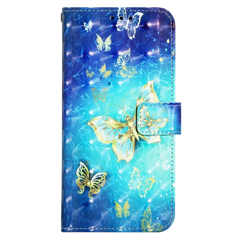 Kotelot iPhone SE 3 / SE 2 / 8 / 7 Suojaketju Kuori Stringit Perhoset