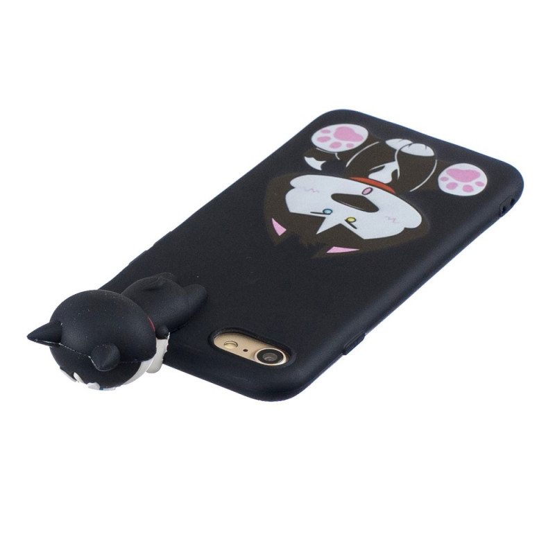 Kuori iPhone SE 3 / SE 2 / 8 / 7 3d Hauska Koira