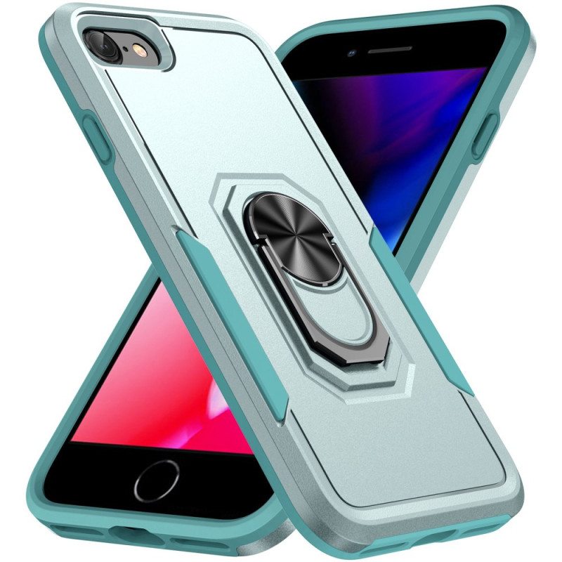 Kuori iPhone SE 3 / SE 2 / 8 / 7 Rengasta Tukeva Metalliefekti