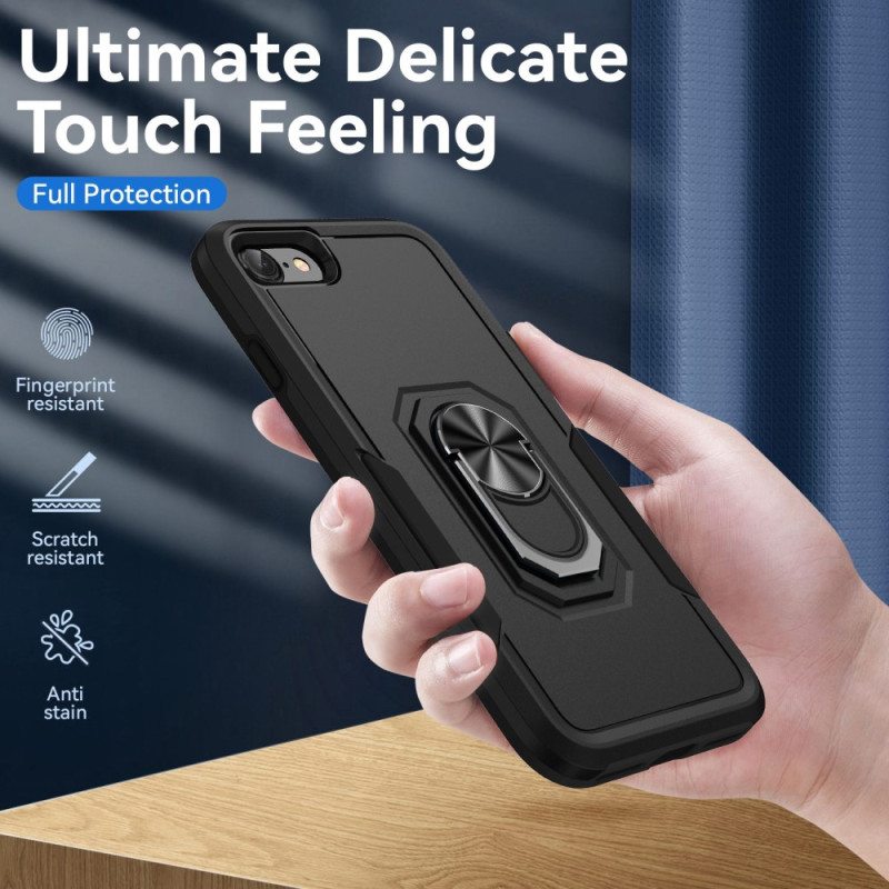 Kuori iPhone SE 3 / SE 2 / 8 / 7 Rengasta Tukeva Metalliefekti