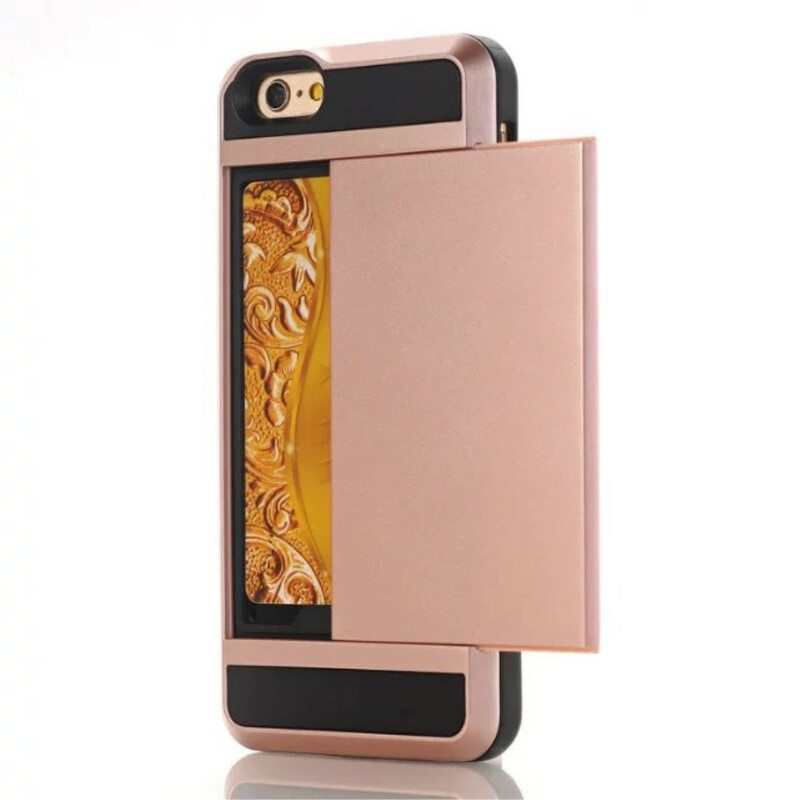 Kuori iPhone SE 3 / SE 2 / 8 / 7 Vetoketjullinen Korttikotelo