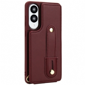 Kuori Samsung Galaxy S25 5g Edge Korttikotelo Hihnalla Ja Olkahihnalla