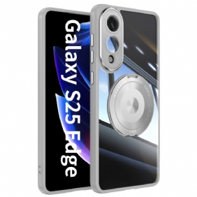 Kuori Samsung Galaxy S25 5g Edge Pyörivä Kiinnitys Ja Linssinsuojus