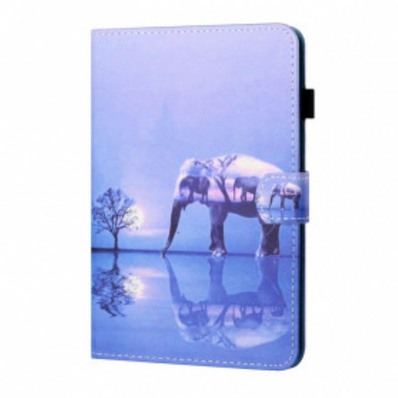 Flip Case Samsung Galaxy Tab A7 (2020) Elephant Art