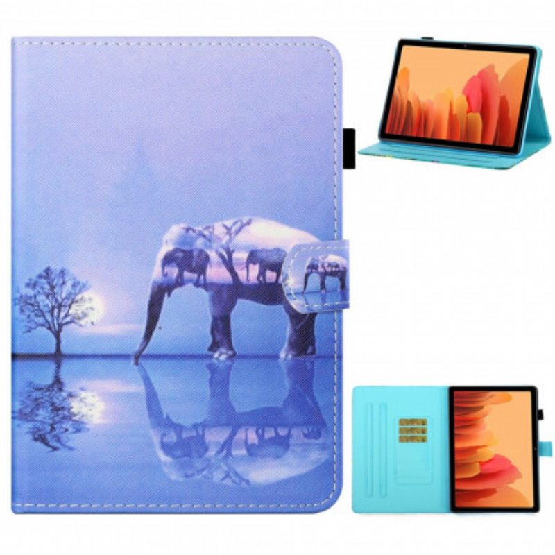 Flip Case Samsung Galaxy Tab A7 (2020) Elephant Art