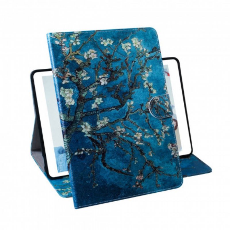 Flip Case Samsung Galaxy Tab A7 (2020) Kukkivat Oksat